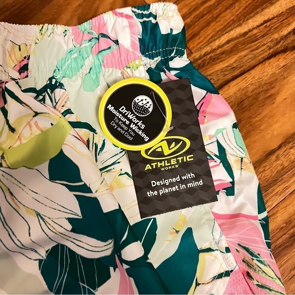 Athletic Works Tropical Print Shorts - Picture 2 of 6